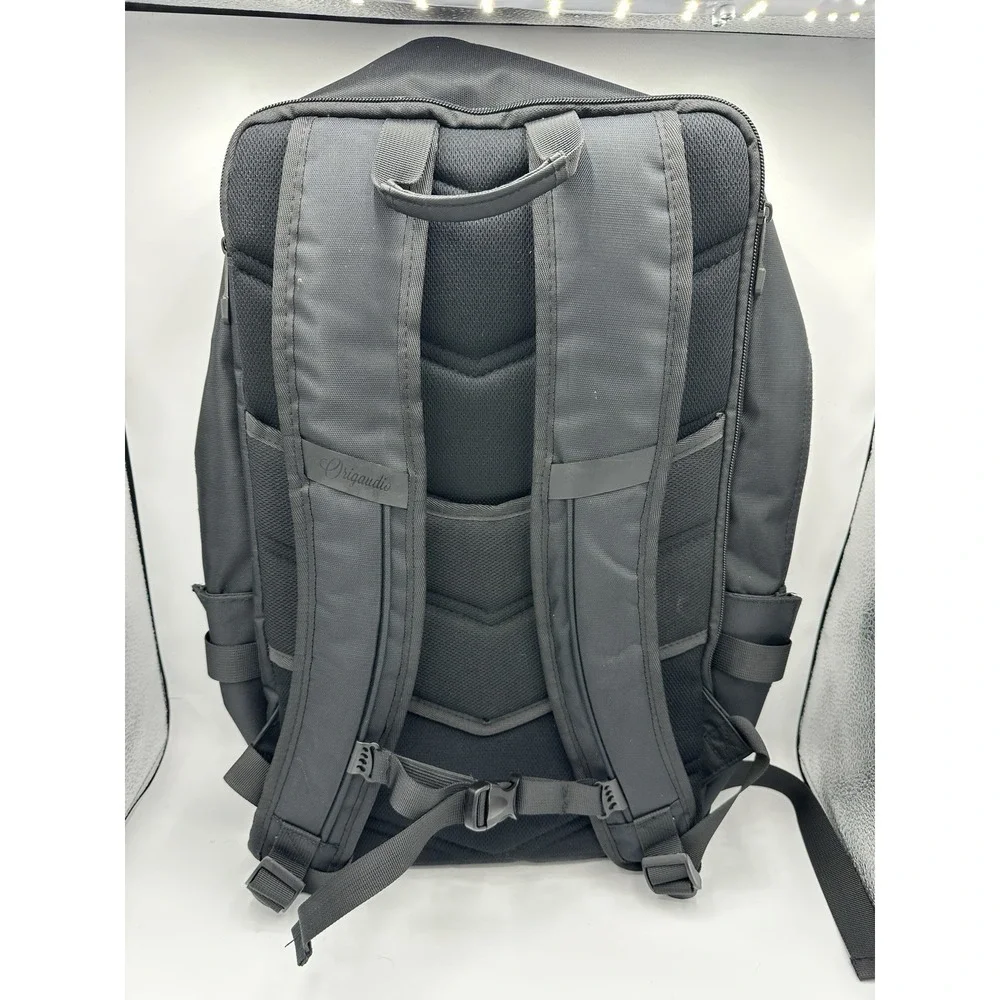OrigAudio Airship Backpack Black Laptop Bag Modern Travel Tech Pack New